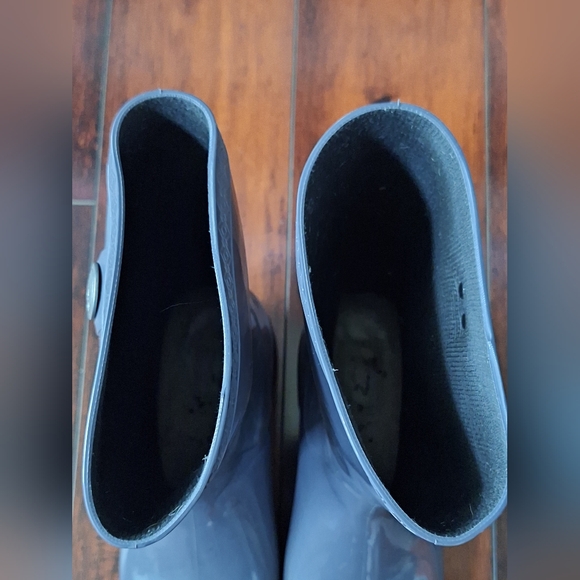 UGG Gray Rubber Rain Boots Size 8 Women’s Waterproof Mid Calf - Picture 8 of 10
